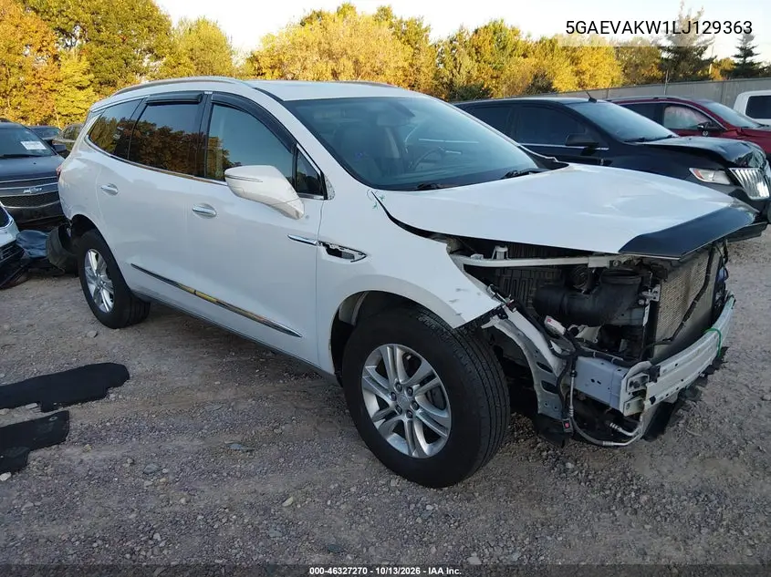 BUICK ENCLAVE 2020, VIN 5GAEVAKW1LJ129363