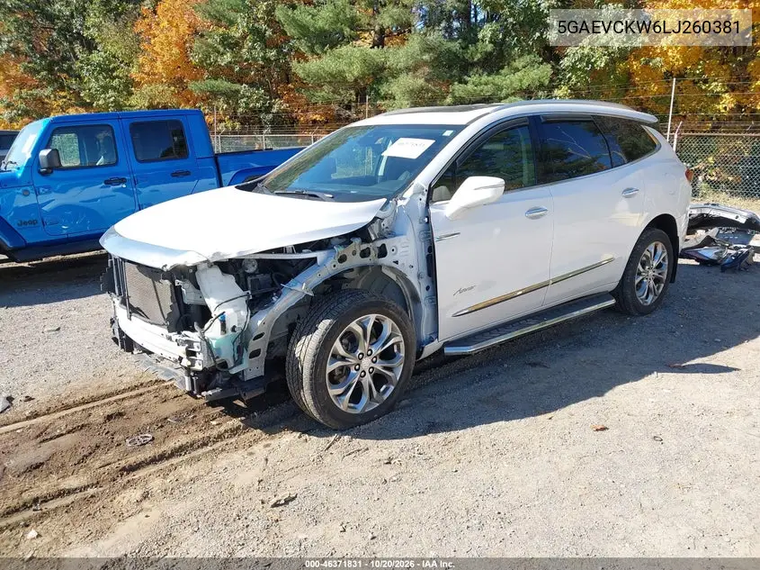 2020 BUICK ENCLAVE VIN 5GAEVCKW6LJ260381 — фото 2