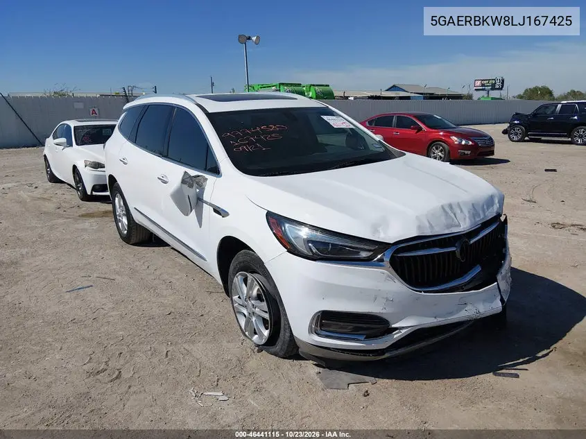 BUICK ENCLAVE 2020, VIN 5GAERBKW8LJ167425