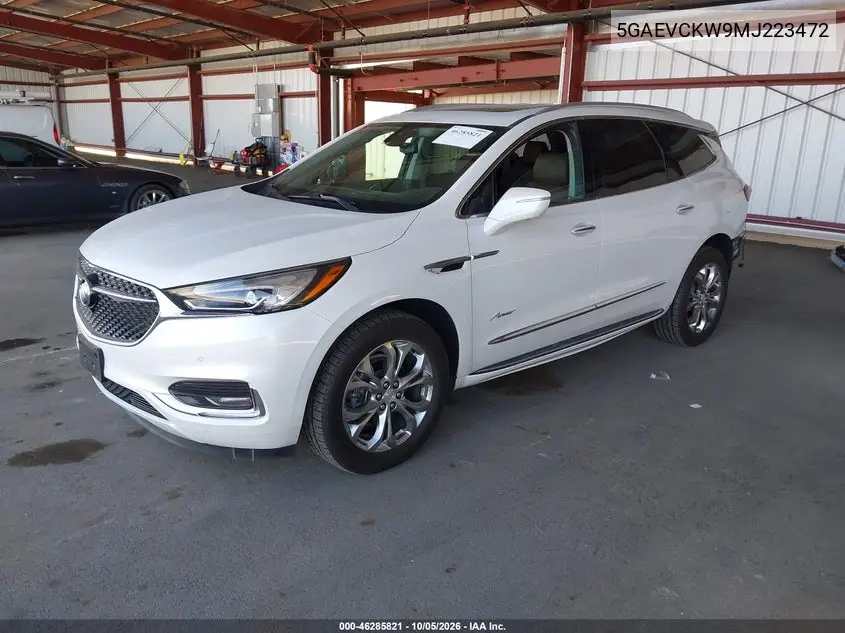 2021 BUICK ENCLAVE VIN 5GAEVCKW9MJ223472 — фото 2