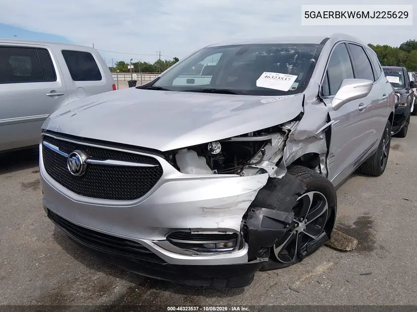 2021 BUICK ENCLAVE VIN 5GAERBKW6MJ225629 — фото 2