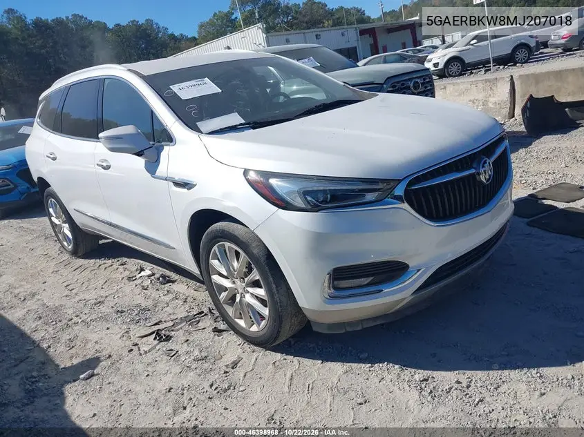 BUICK ENCLAVE 2021, VIN 5GAERBKW8MJ207018