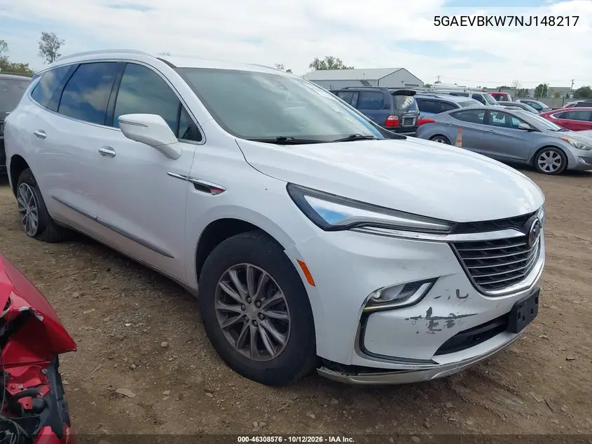 BUICK ENCLAVE 2022, VIN 5GAEVBKW7NJ148217