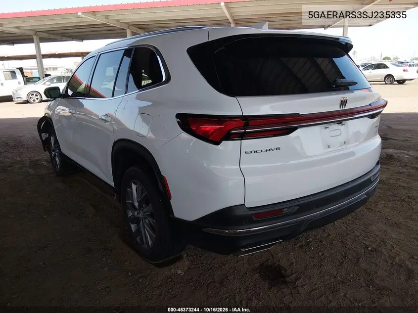 2025 BUICK ENCLAVE VIN 5GAERARS3SJ235335 — фото 3