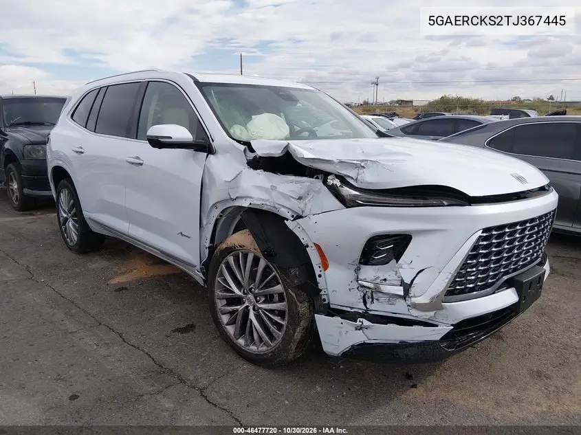 BUICK ENCLAVE 2026, VIN 5GAERCKS2TJ367445