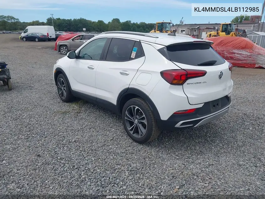 2020 BUICK ENCORE GX VIN KL4MMDSL4LB112985 — фото 3