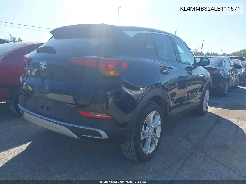 2020 BUICK ENCORE GX VIN KL4MMBS24LB111671 — фото 4