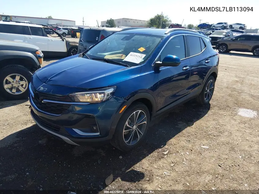 2020 BUICK ENCORE GX VIN KL4MMDSL7LB113094 — фото 2