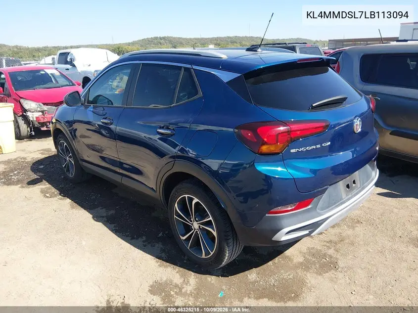 2020 BUICK ENCORE GX VIN KL4MMDSL7LB113094 — фото 3