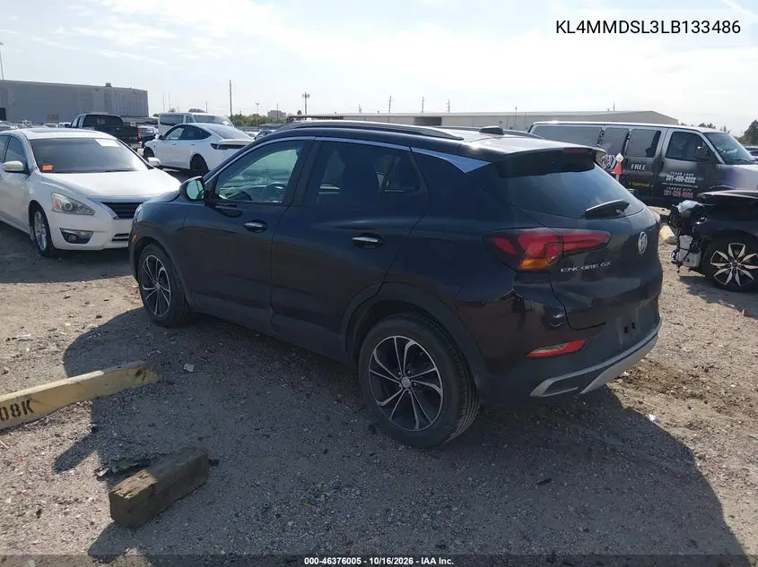 2020 BUICK ENCORE GX VIN KL4MMDSL3LB133486 — фото 3