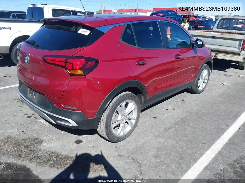 2021 BUICK ENCORE GX VIN KL4MMBS23MB109380 — фото 4
