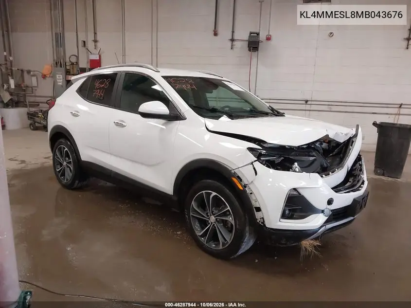 BUICK ENCORE GX 2021, VIN KL4MMESL8MB043676
