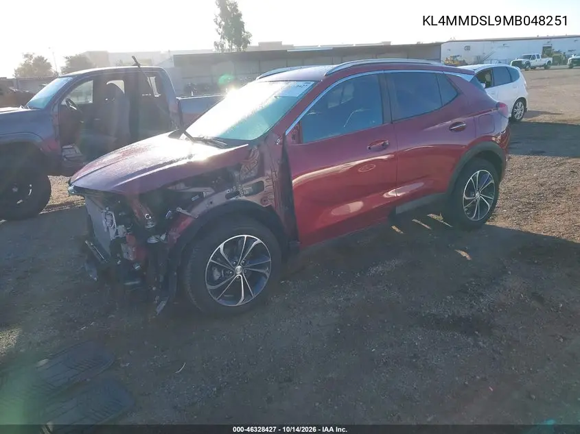 2021 BUICK ENCORE GX VIN KL4MMDSL9MB048251 — фото 2