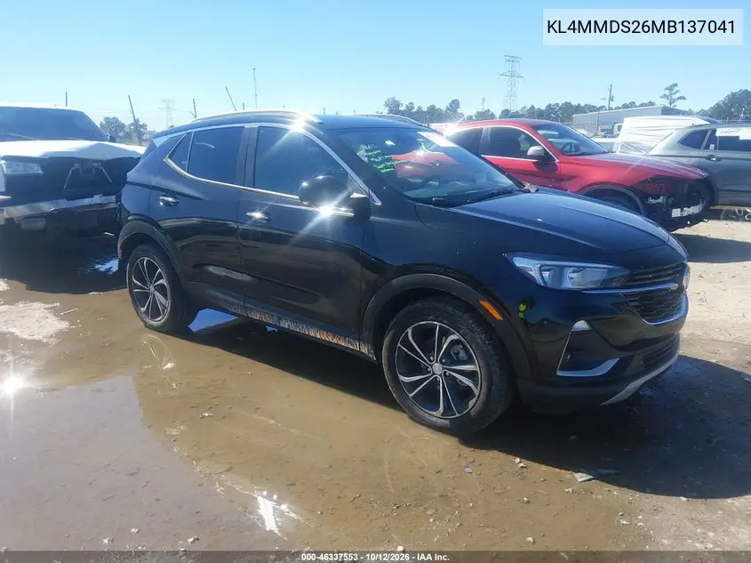 BUICK ENCORE GX 2021, VIN KL4MMDS26MB137041