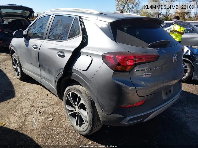 2021 BUICK ENCORE GX VIN KL4MMDSL4MB122109 — фото 3