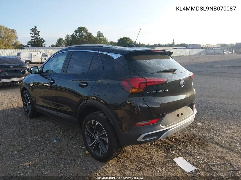 2022 BUICK ENCORE GX VIN KL4MMDSL9NB070087 — фото 3