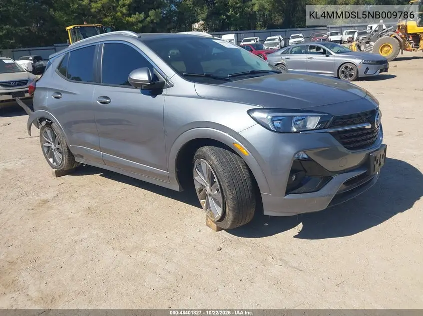 BUICK ENCORE GX 2022, VIN KL4MMDSL5NB009786