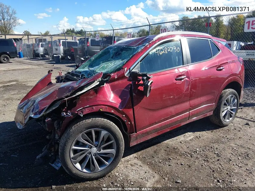 2023 BUICK ENCORE GX VIN KL4MMCSLXPB081371 — фото 2