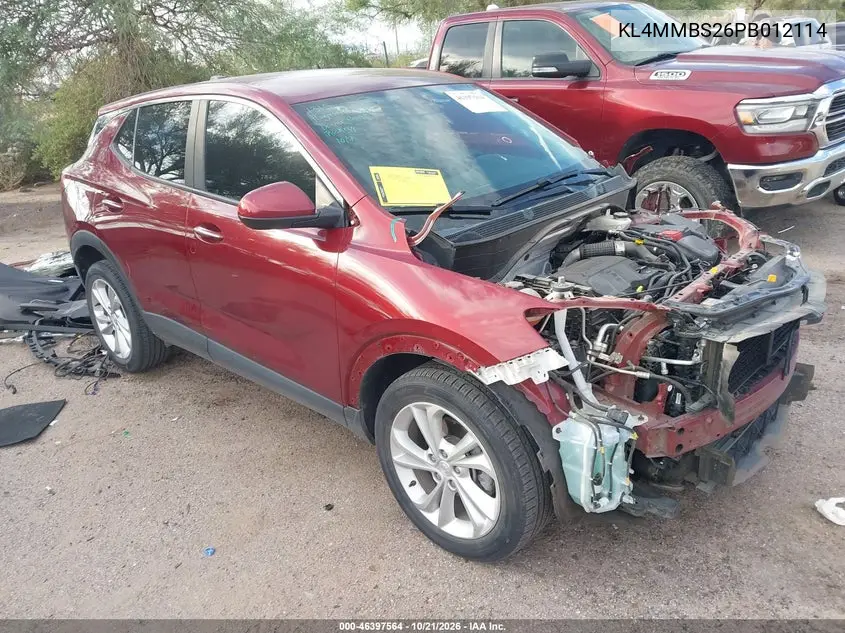 BUICK ENCORE GX 2023, VIN KL4MMBS26PB012114