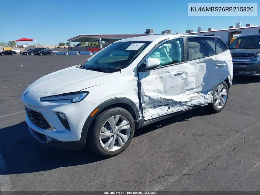2024 BUICK ENCORE GX VIN KL4AMBS26RB215820 — фото 2
