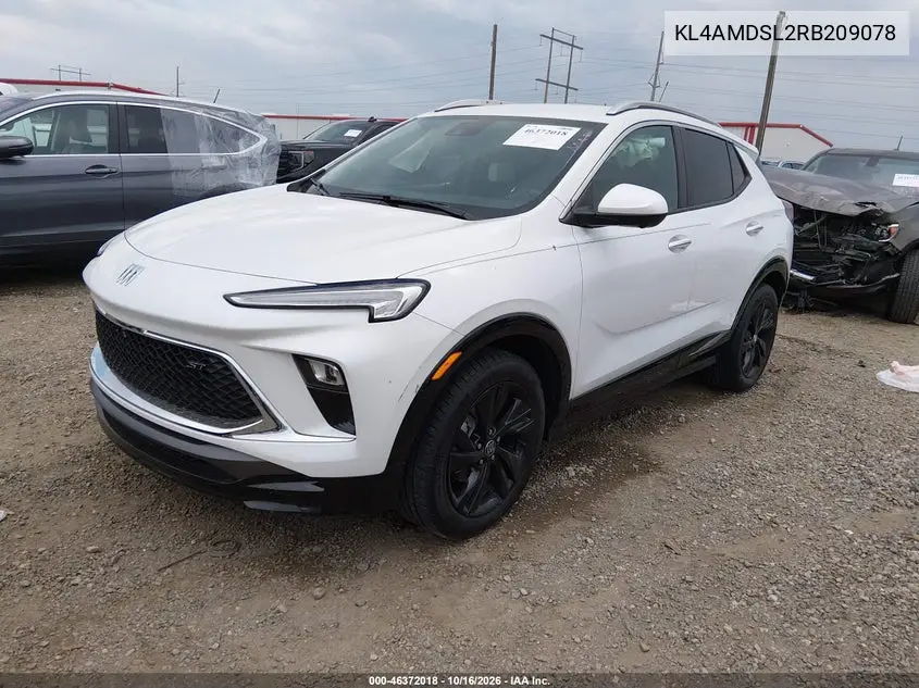 2024 BUICK ENCORE GX VIN KL4AMDSL2RB209078 — фото 2