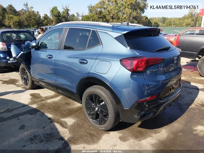 2024 BUICK ENCORE GX VIN KL4AMESL5RB194761 — фото 3