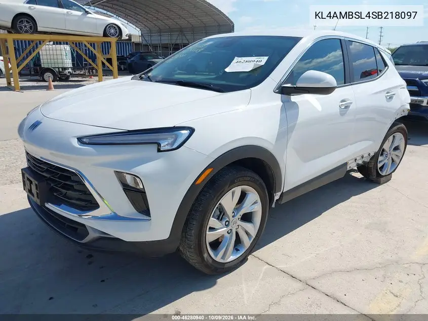2025 BUICK ENCORE GX VIN KL4AMBSL4SB218097 — фото 2