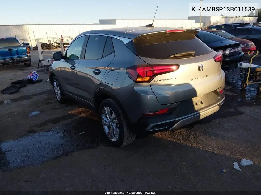 2025 BUICK ENCORE GX VIN KL4AMBSP1SB011539 — фото 3
