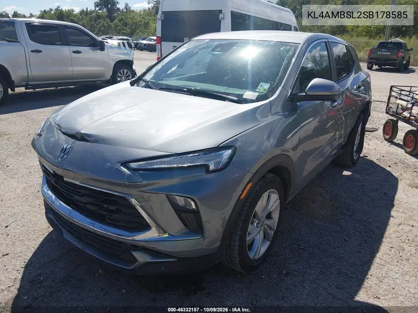 2025 BUICK ENCORE GX VIN KL4AMBSL2SB178585 — фото 2