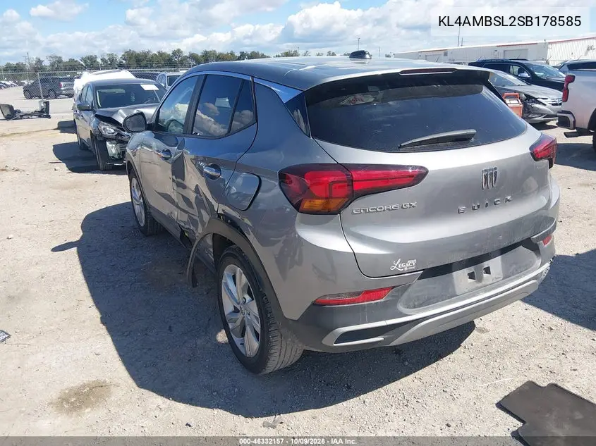 2025 BUICK ENCORE GX VIN KL4AMBSL2SB178585 — фото 3
