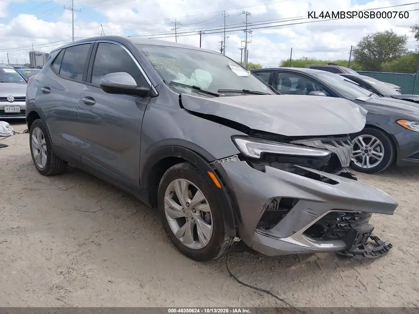 BUICK ENCORE GX 2025, VIN KL4AMBSP0SB000760