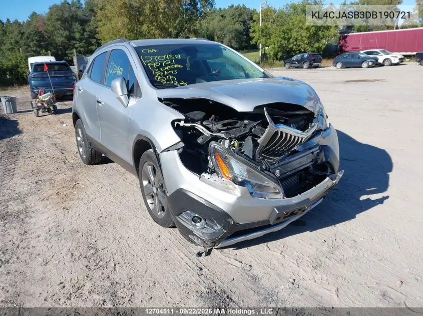 BUICK ENCORE 2013, VIN KL4CJASB3DB190721