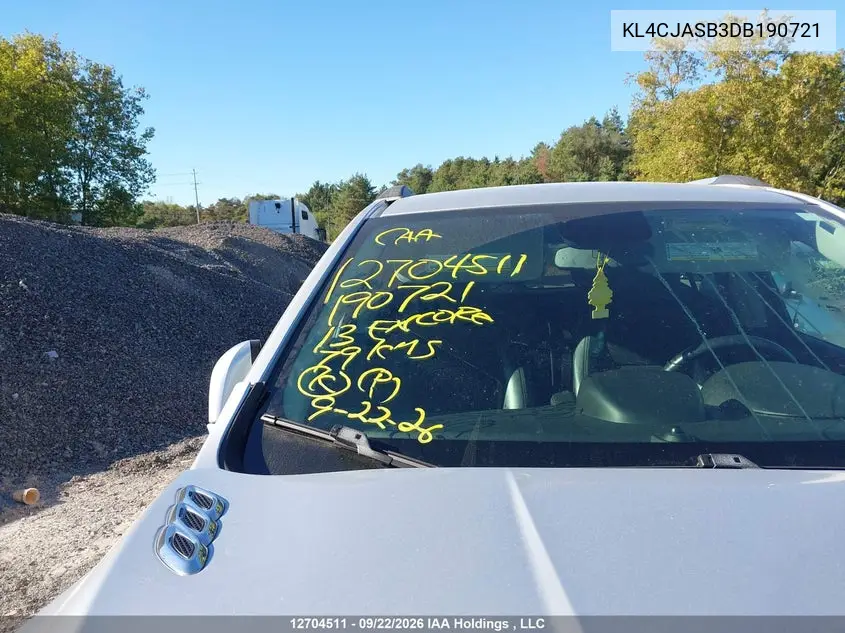 2013 BUICK ENCORE VIN KL4CJASB3DB190721 — фото 17