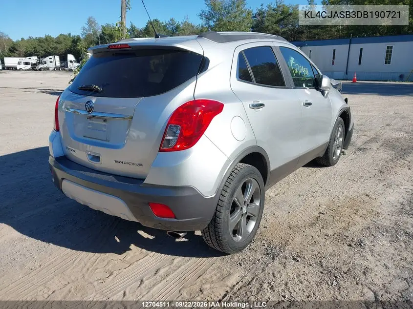 2013 BUICK ENCORE VIN KL4CJASB3DB190721 — фото 4