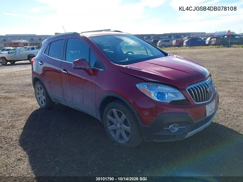 BUICK ENCORE 2013, VIN KL4CJGSB4DB078108
