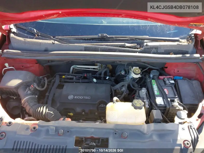 2013 BUICK ENCORE VIN KL4CJGSB4DB078108 — фото 10