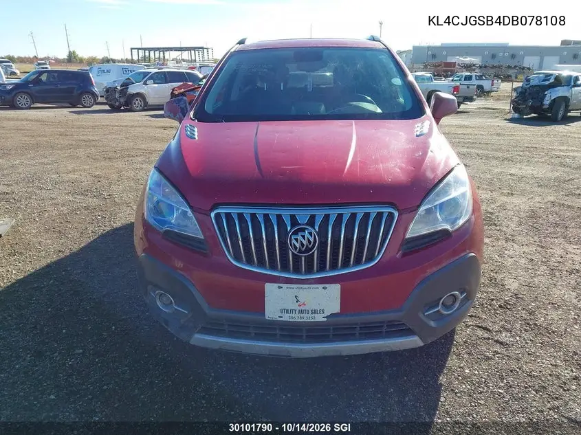 2013 BUICK ENCORE VIN KL4CJGSB4DB078108 — фото 13