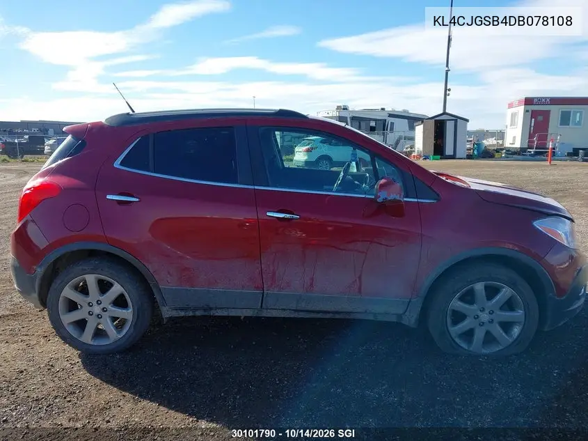 2013 BUICK ENCORE VIN KL4CJGSB4DB078108 — фото 14