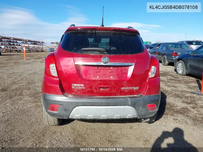 2013 BUICK ENCORE VIN KL4CJGSB4DB078108 — фото 17