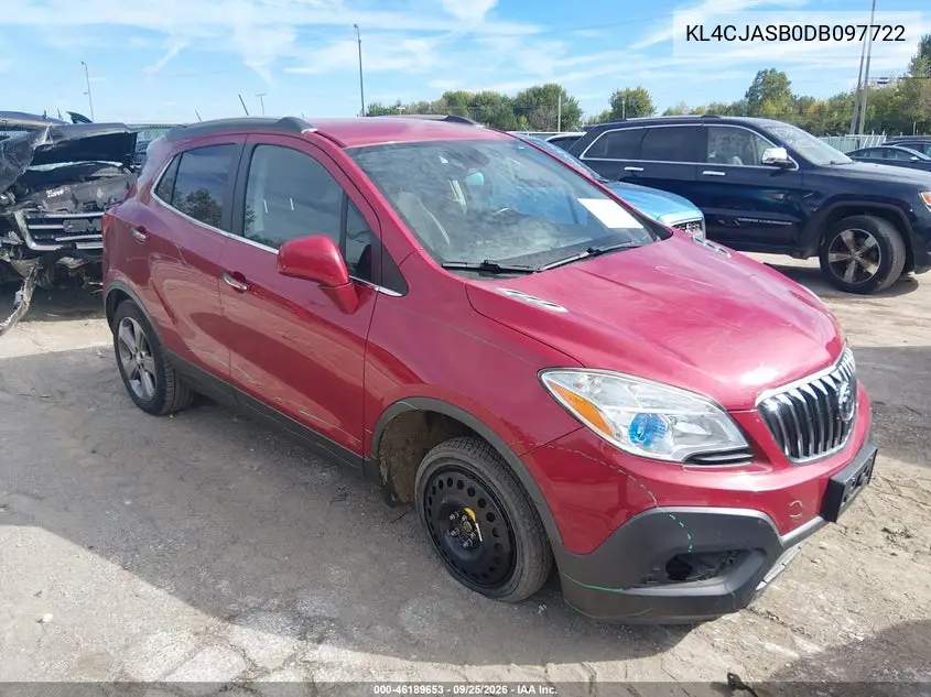 BUICK ENCORE 2013, VIN KL4CJASB0DB097722