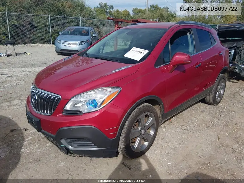 2013 BUICK ENCORE VIN KL4CJASB0DB097722 — фото 2