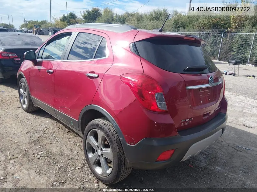 2013 BUICK ENCORE VIN KL4CJASB0DB097722 — фото 3