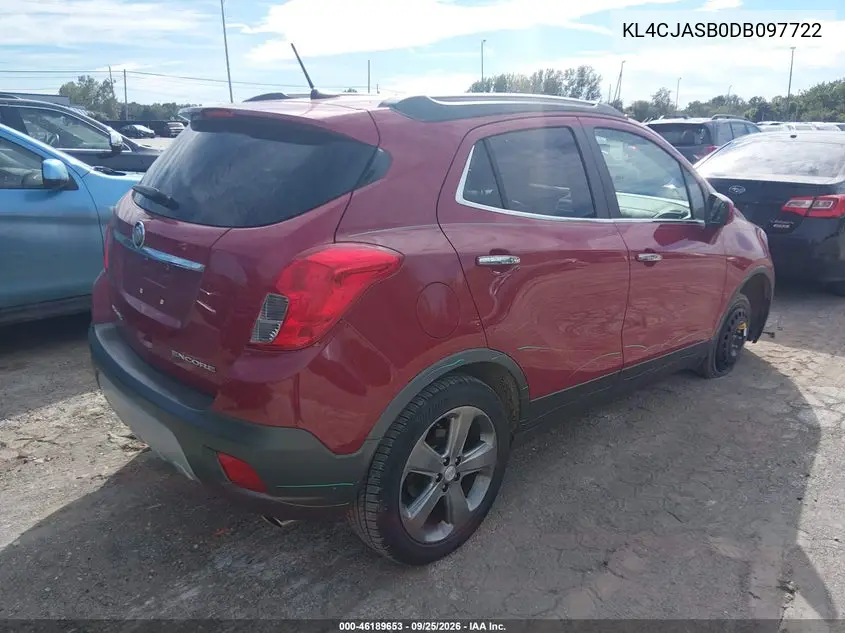 2013 BUICK ENCORE VIN KL4CJASB0DB097722 — фото 4