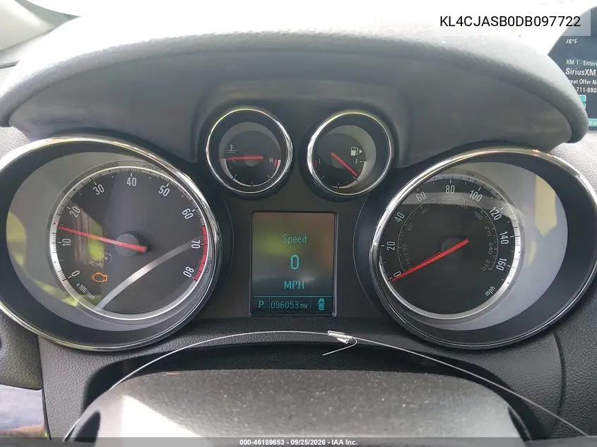 2013 BUICK ENCORE VIN KL4CJASB0DB097722 — фото 7