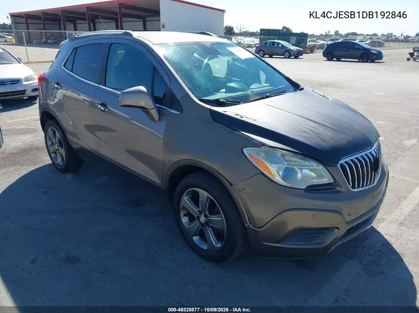 BUICK ENCORE 2013, VIN KL4CJESB1DB192846
