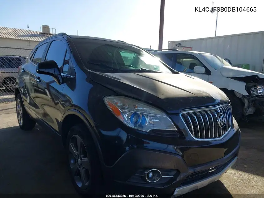 BUICK ENCORE 2013, VIN KL4CJFSB0DB104665