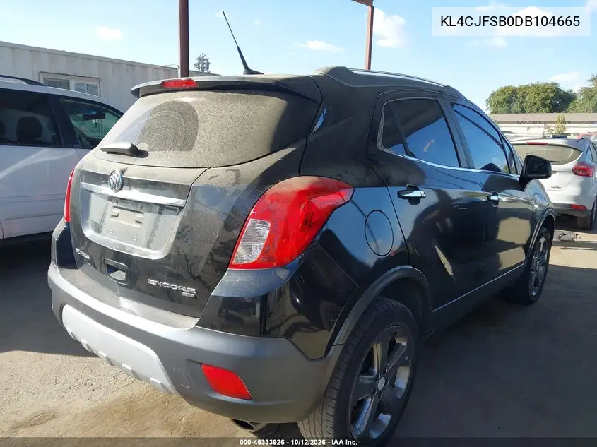 2013 BUICK ENCORE VIN KL4CJFSB0DB104665 — фото 4