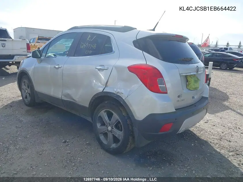2014 BUICK ENCORE VIN KL4CJCSB1EB664422 — фото 12