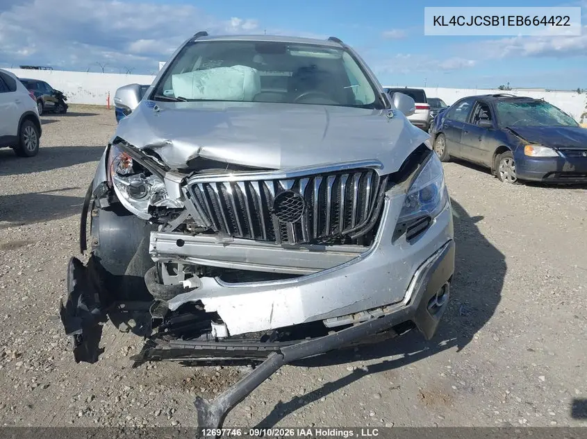 2014 BUICK ENCORE VIN KL4CJCSB1EB664422 — фото 13