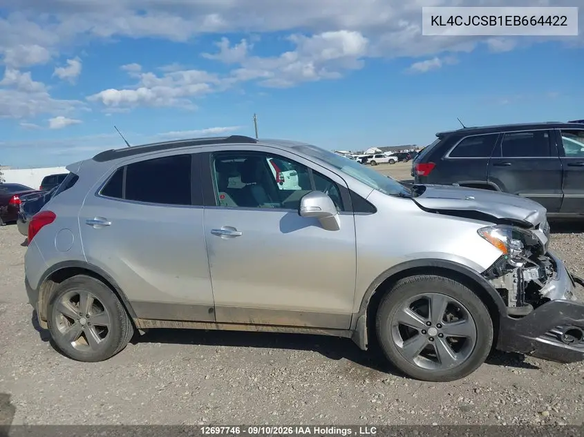 2014 BUICK ENCORE VIN KL4CJCSB1EB664422 — фото 14